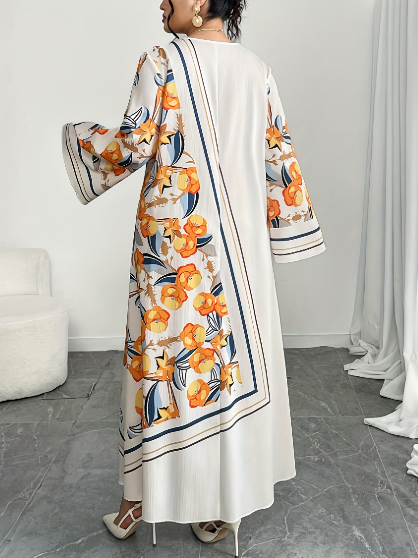 Plus Size Fashionable Women's  – Ethnic Style Dresses recenzja i cena
