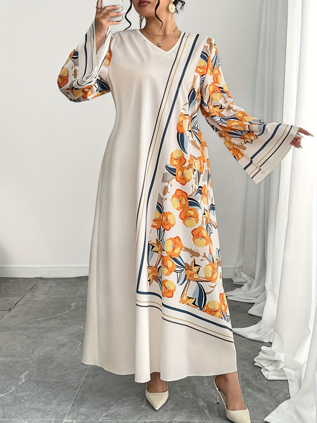 Plus Size Fashionable Women's  – Ethnic Style Dresses recenzja i cena