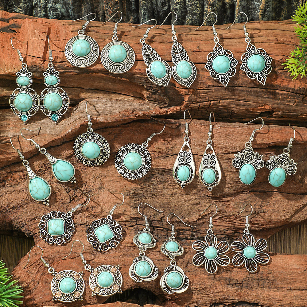 Ethnic Style Drop Earrings wit – Ethnic Fashion Wear recenzja i cena