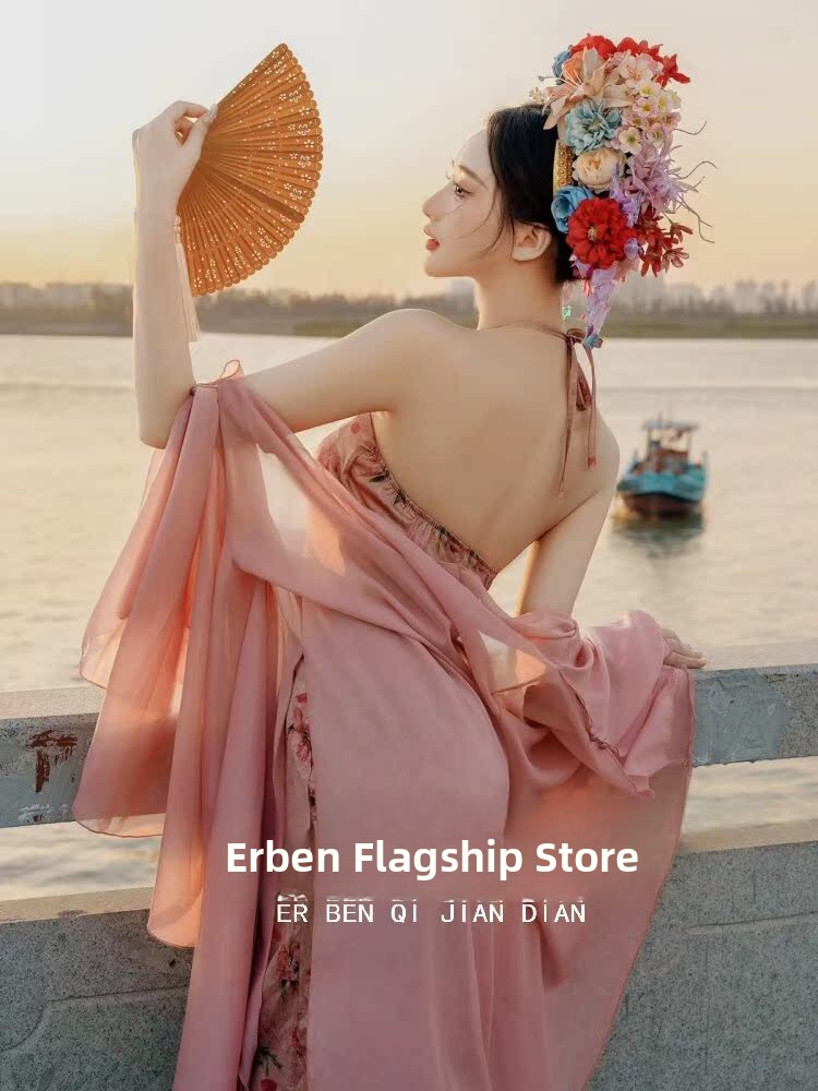 Xinpu Women's Floral Hairpin T – Ethnic Style Dresses recenzja i cena
