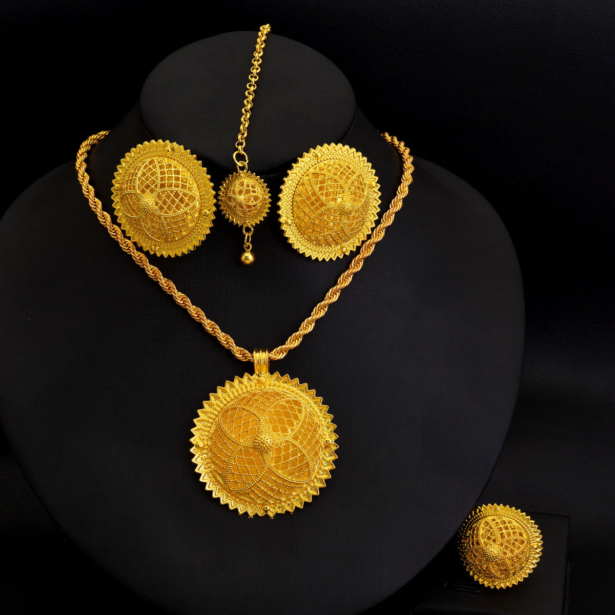 Africa Dubai Golden Color Jewe – Ethnic Fashion In Dubai recenzja i cena