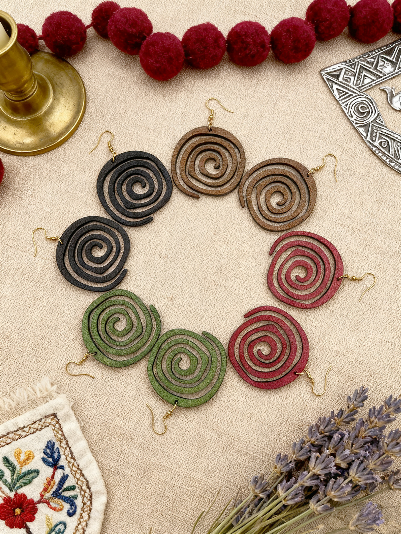 4 Pairs/Set of Vintage-Style W – Ethnic Fashion Wear recenzja i cena