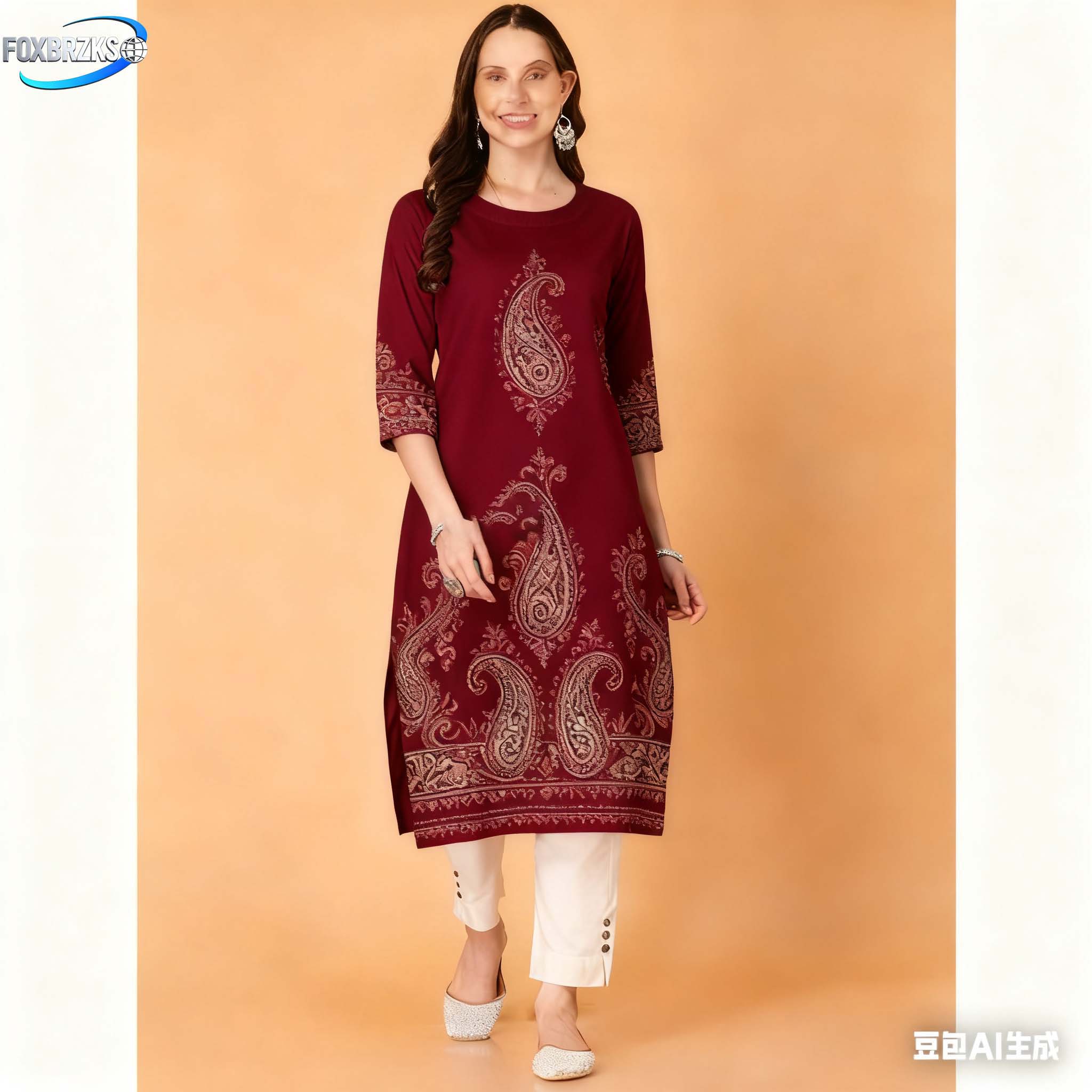 National style Kurt Women's Fa – Ethnic Fashion Kurtis recenzja i cena