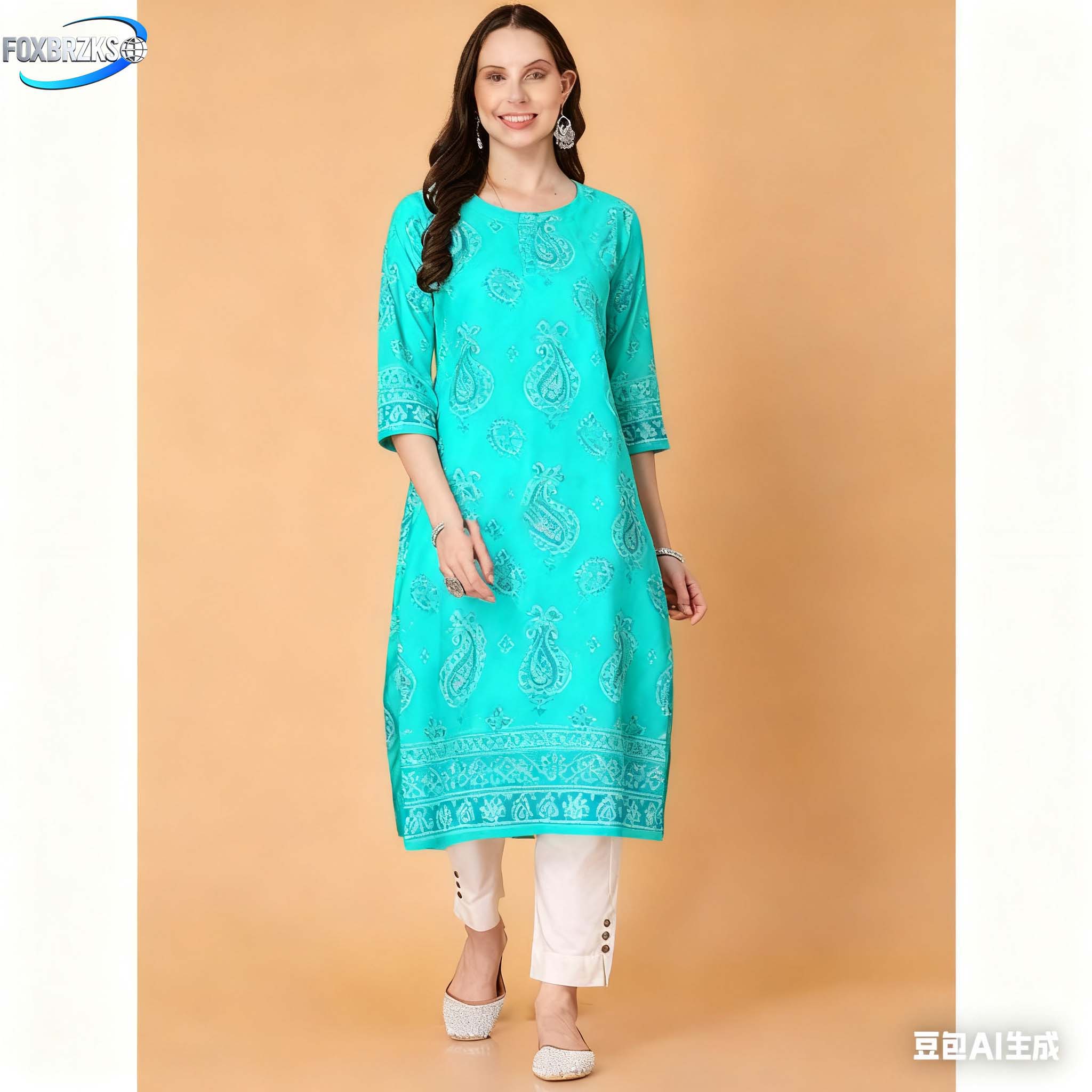 National style Kurt Women's Fa – Ethnic Fashion Kurtis recenzja i cena