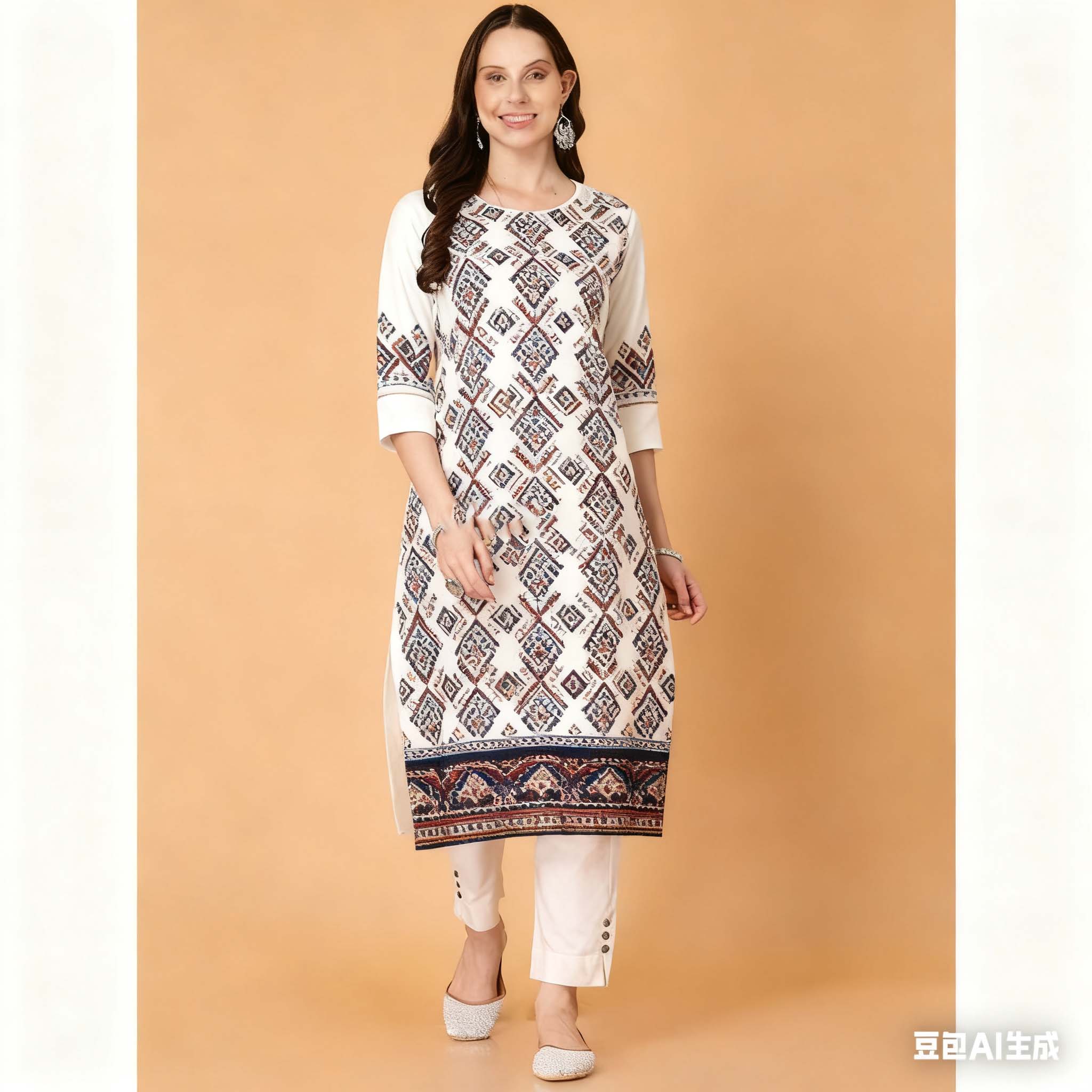 National style Kurt Women's Fa – Ethnic Fashion Kurtis recenzja i cena