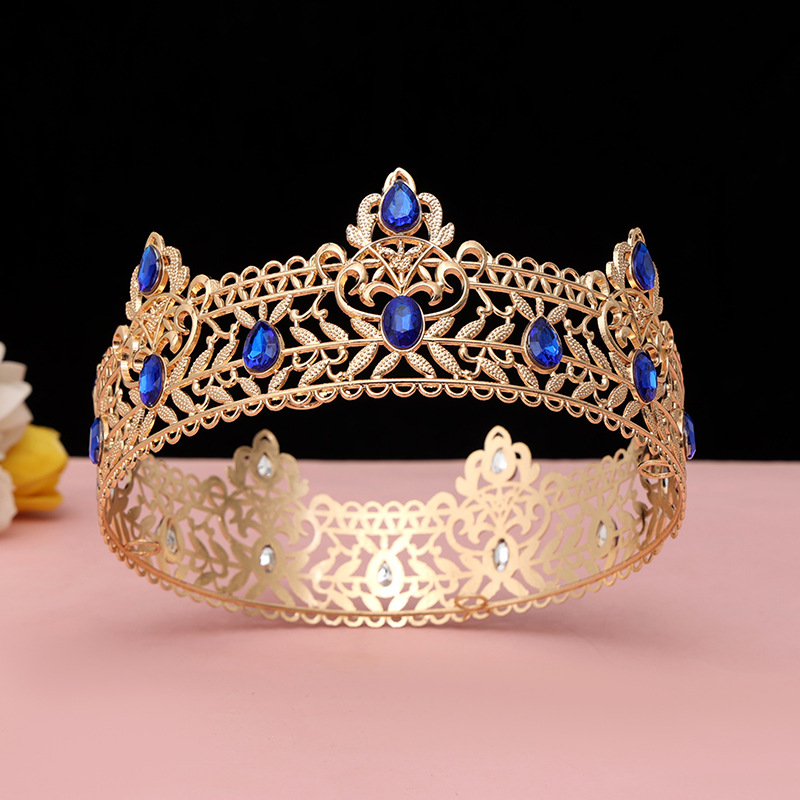 Round Wedding King Tiara Headp – Ethnic Fashion Imports recenzja i cena