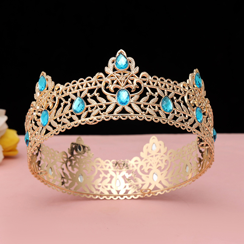 Round Wedding King Tiara Headp – Ethnic Fashion Imports recenzja i cena