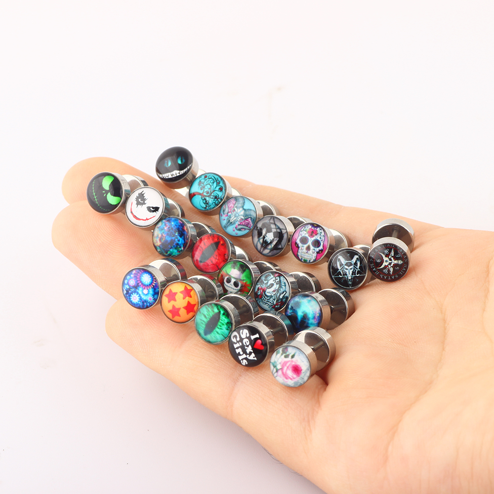 JUNLOWPY Screw Ear Studs Tragu – Ethnic Fashion Logo recenzja i cena