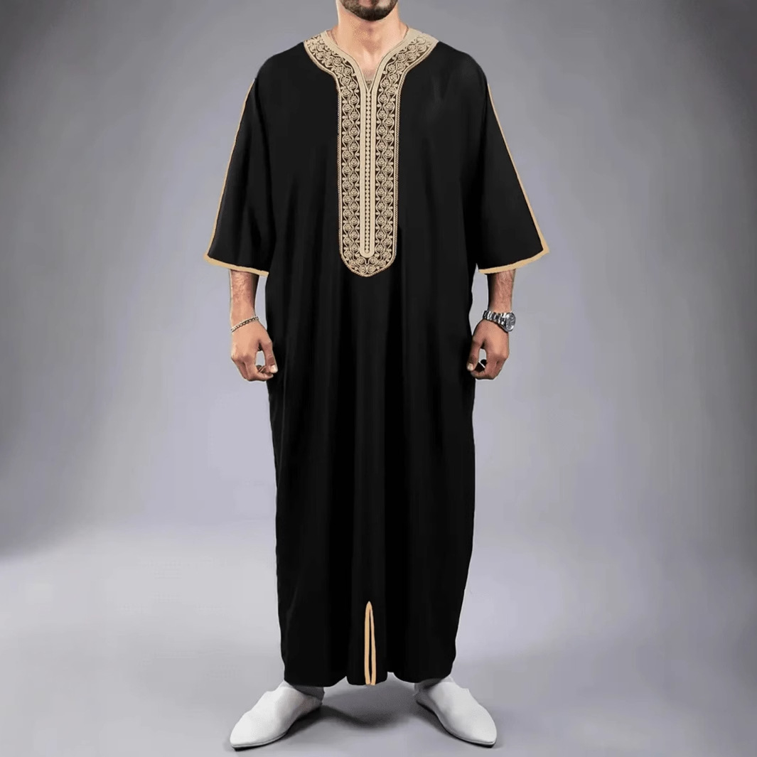 New 2025 Men's Long Sleeve Emb – Ethnic Fashion Wear recenzja i cena