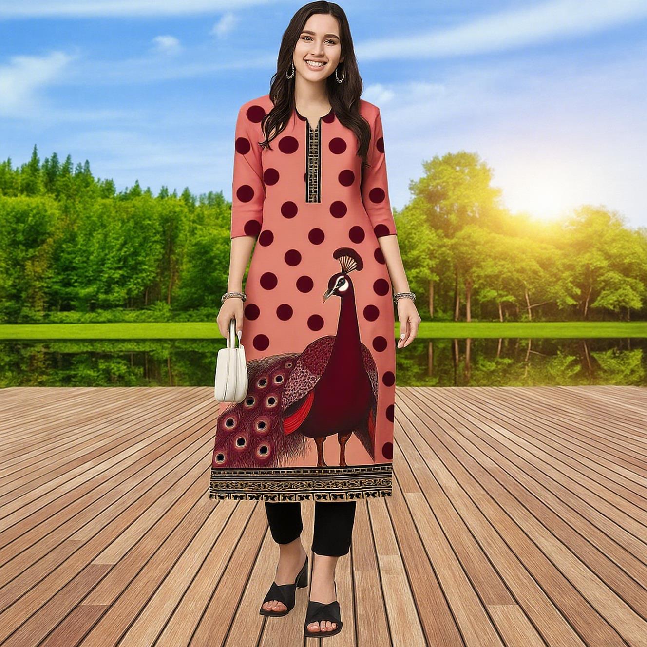 Muslim Kurt Women Casual Fashi – Ethnic Fashion Kurtis recenzja i cena
