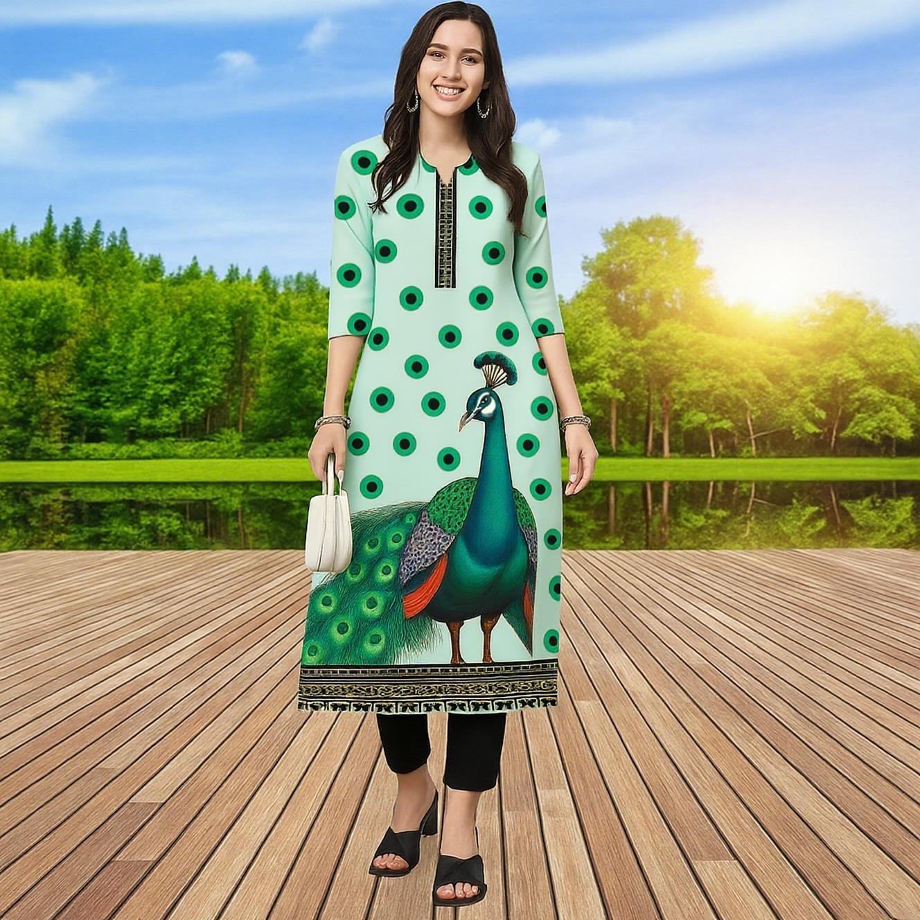 Muslim Kurt Women Casual Fashi – Ethnic Fashion Kurtis recenzja i cena