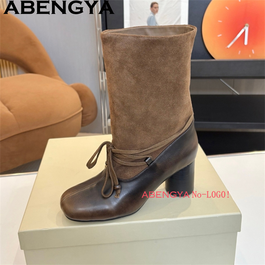 ABENGYA Chunky Heel Mid Calf B – Ethnic Fashion Week recenzja i cena
