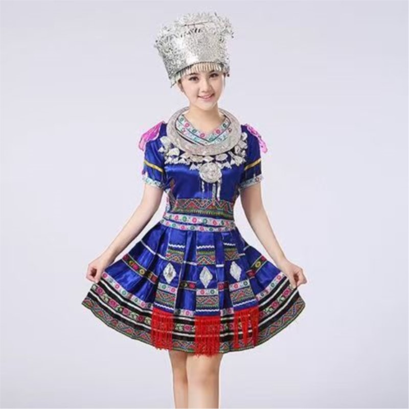 Hmong Dance dress Tradition Ch – Ethnic Style Dresses recenzja i cena