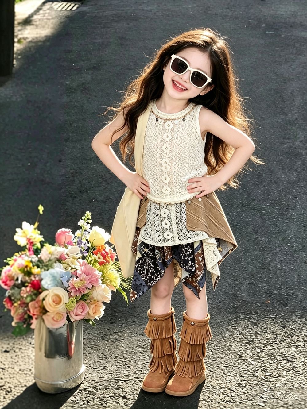 Girls Summer Outfit 2026 New E – Kids Ethnic Fashion recenzja i cena