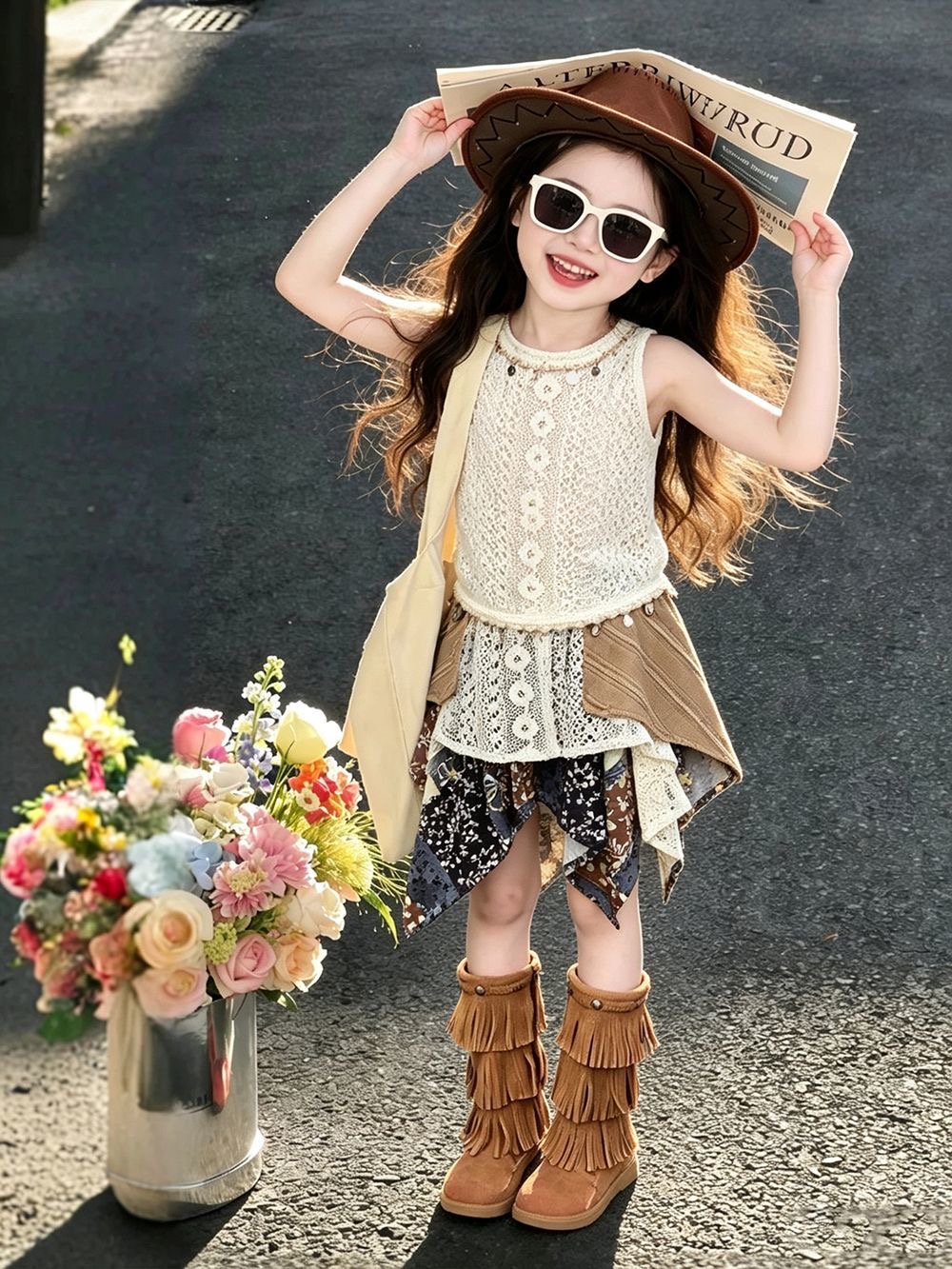 Girls Summer Outfit 2026 New E – Kids Ethnic Fashion recenzja i cena