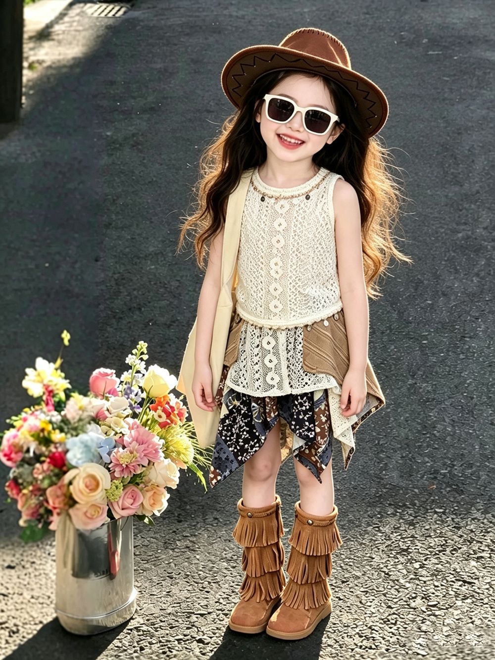 Girls Summer Outfit 2026 New E – Kids Ethnic Fashion recenzja i cena