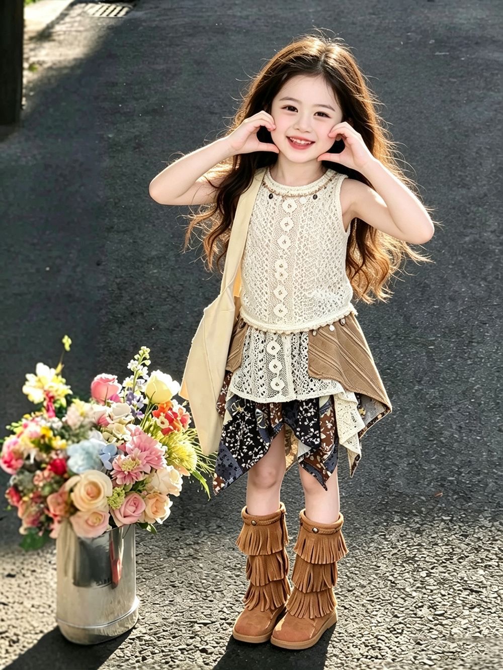 Girls Summer Outfit 2026 New E – Kids Ethnic Fashion recenzja i cena