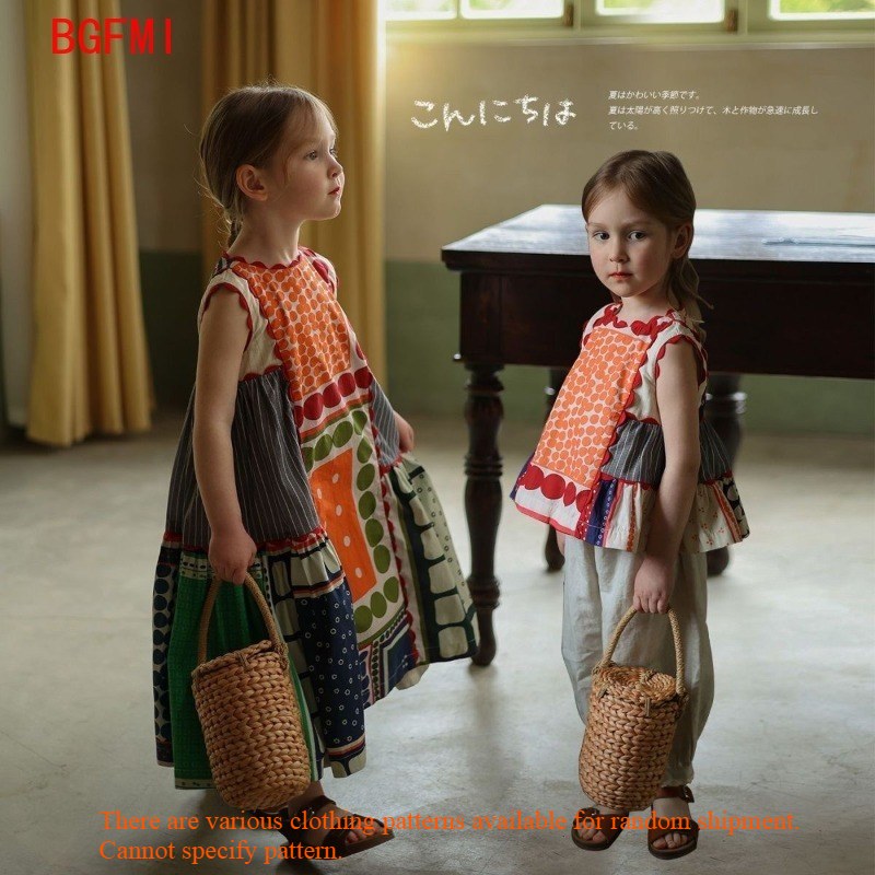 Kids Girls' Retro Dress 1-10Y  – Kids Ethnic Fashion recenzja i cena
