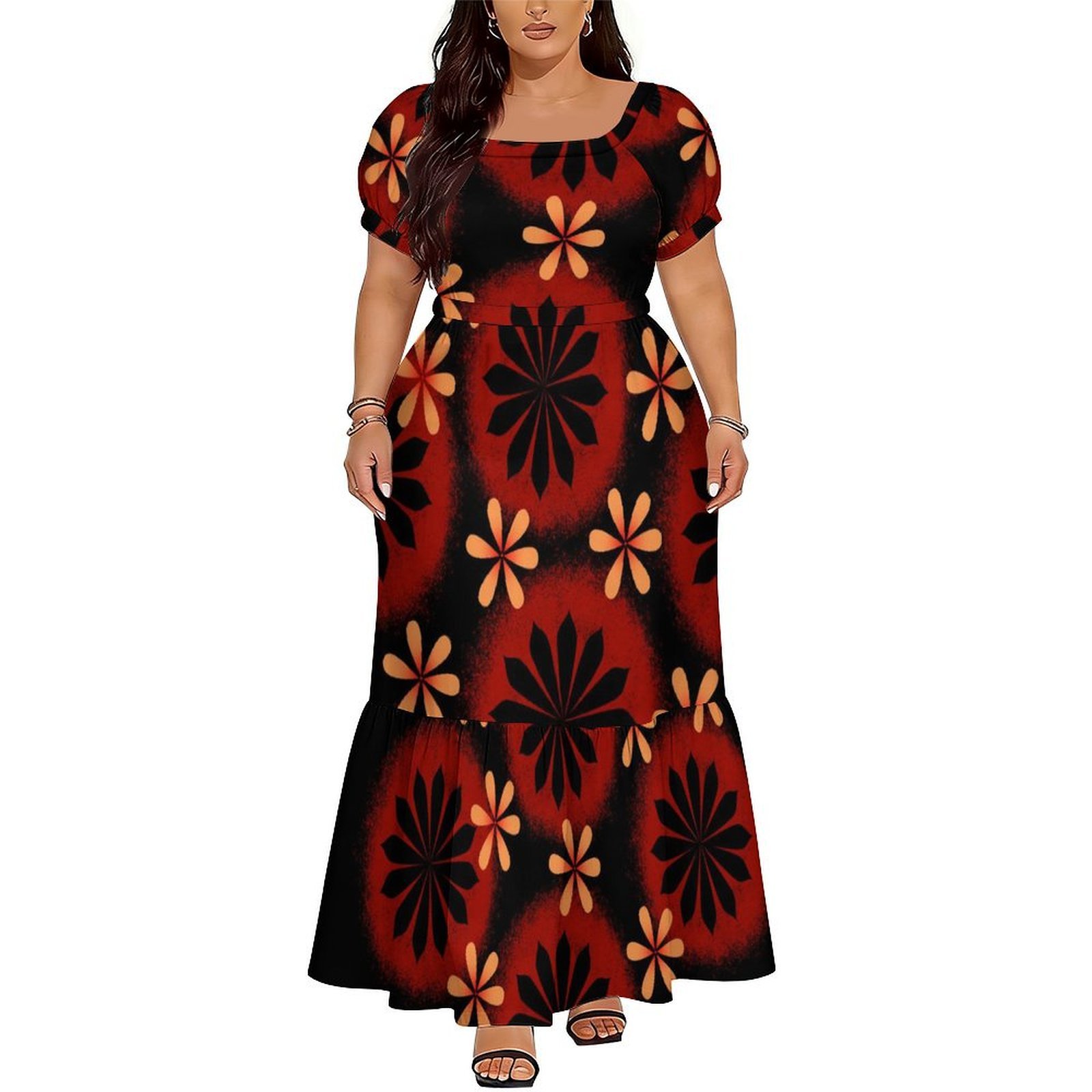 Comfortable Women's Short-Slee – Ethnic Style Dresses recenzja i cena